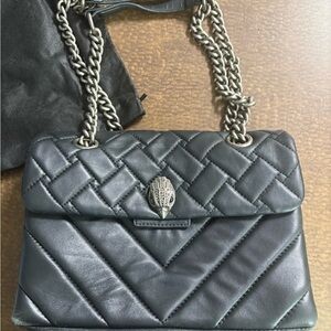 Elegant Black Quilted Chain Bag